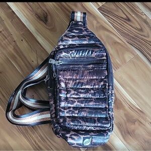 large cross body sling 
THINK ROLYN 
NWT